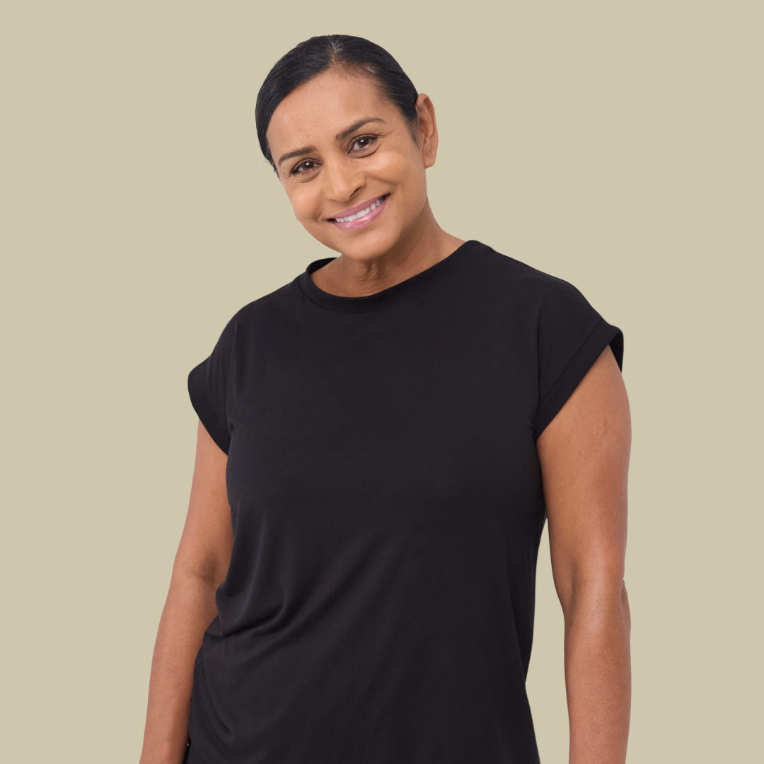 Discover WUKA’s breathable menopause sleepwear collection, featuring cooling pyjamas and nightwear designed to regulate body temperature, reduce night sweats, and support restful sleep during perimenopause and menopause.