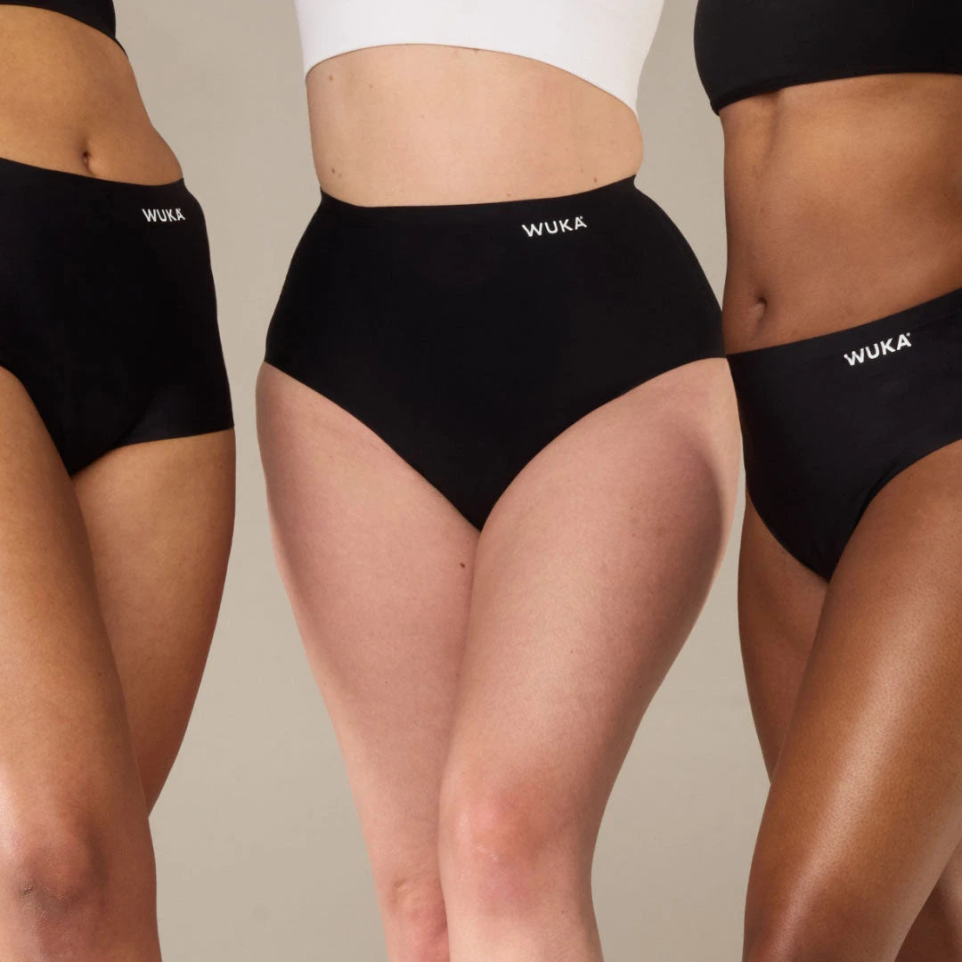 Discover WUKA period products, from reusable period underwear and swimwear to accessories and starter kits—designed for every flow, body, and life stage. Sustainable, leak-proof, and comfortable period protection.
