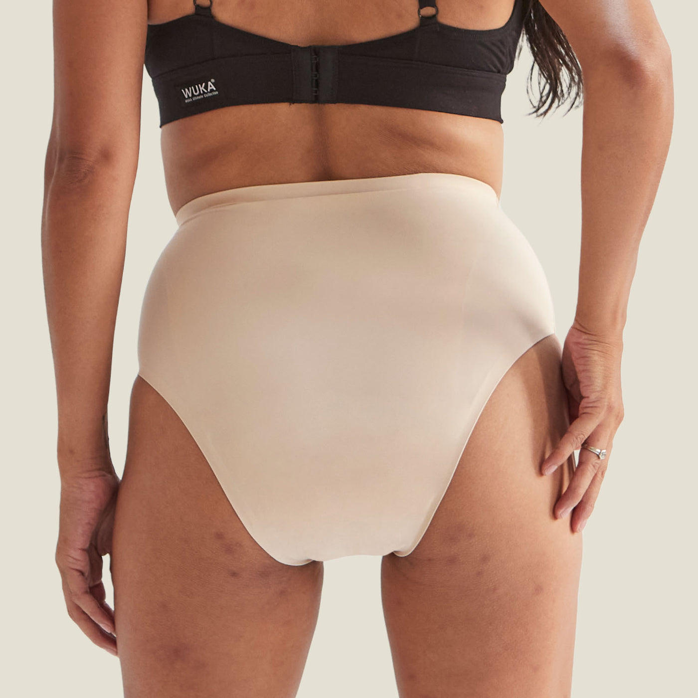 WUKA Drytech™ Midi Brief - For Light Leaks - Light Nude