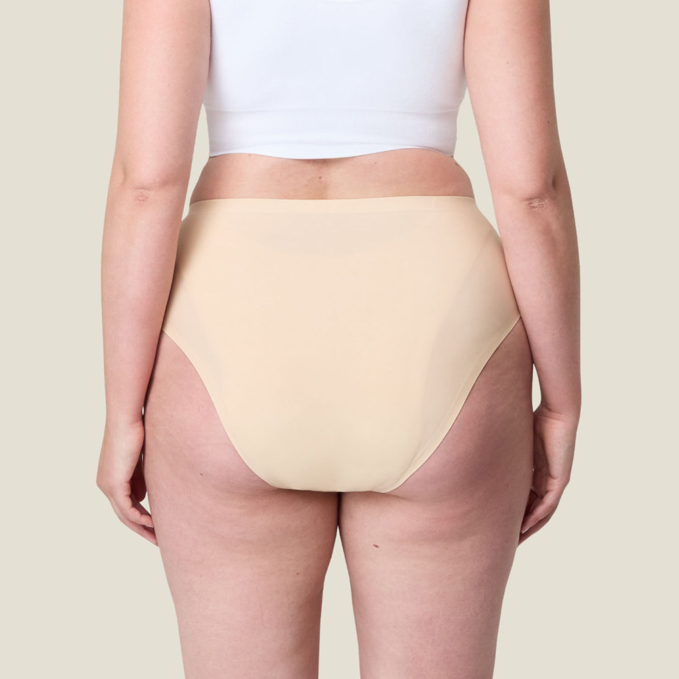 2 WUKA Stretch Seamless Midi Brief Heavy Light Nude