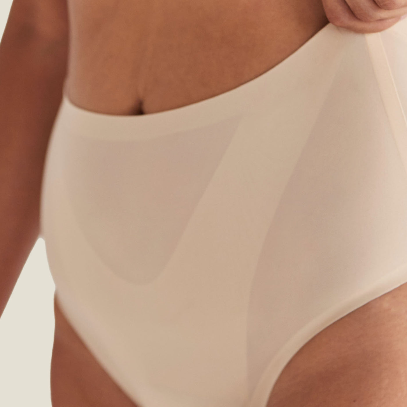 WUKA Drytech™ Midi Brief - For Light Leaks - Light Nude