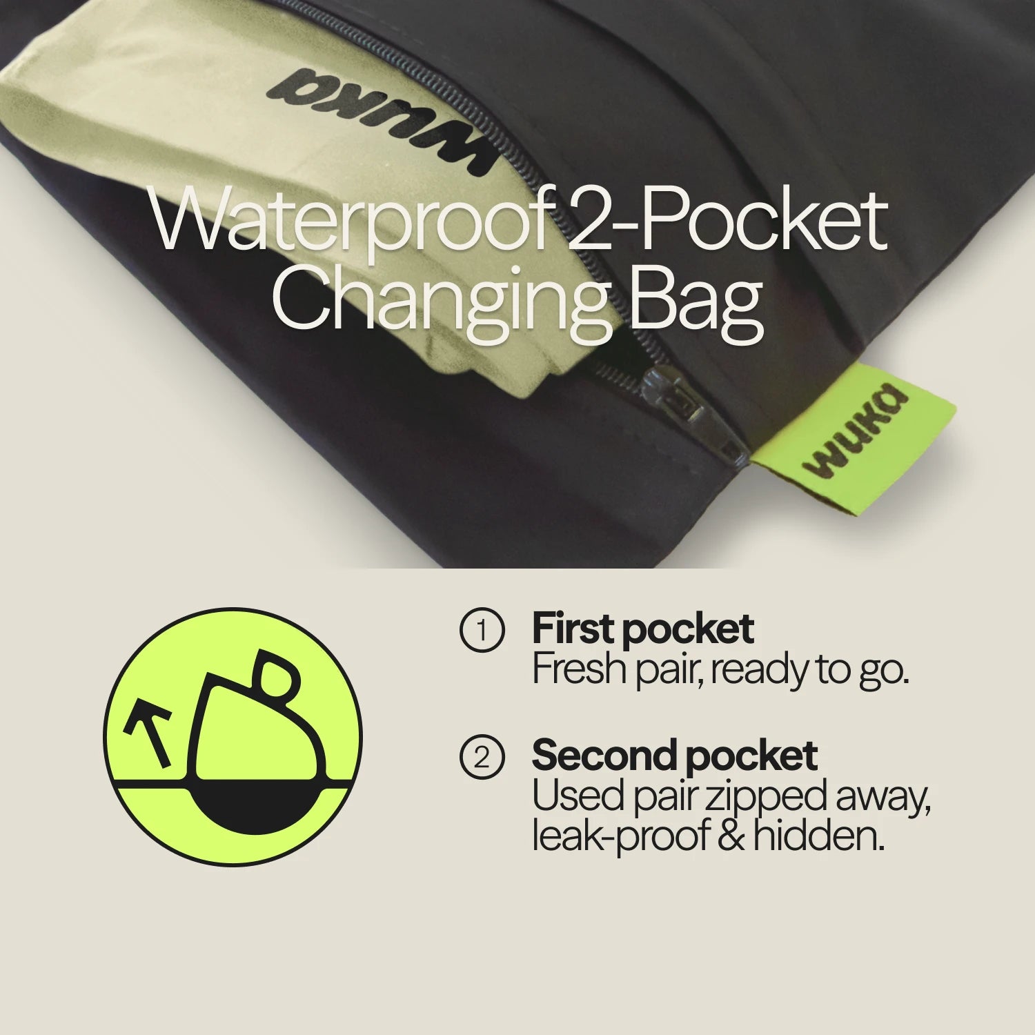WUKA Period School Set - 1 Day & Night - Heavy - Light Nude