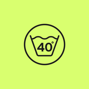 WUKA stretch machine washable at 40° icon